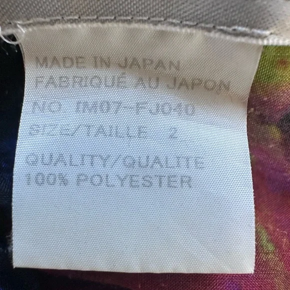 Issey Miyake Vintage Black Multicolor Abstract Blouse - Picture 8 of 8